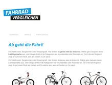 Tablet Screenshot of fahrrad-vergleichen.de